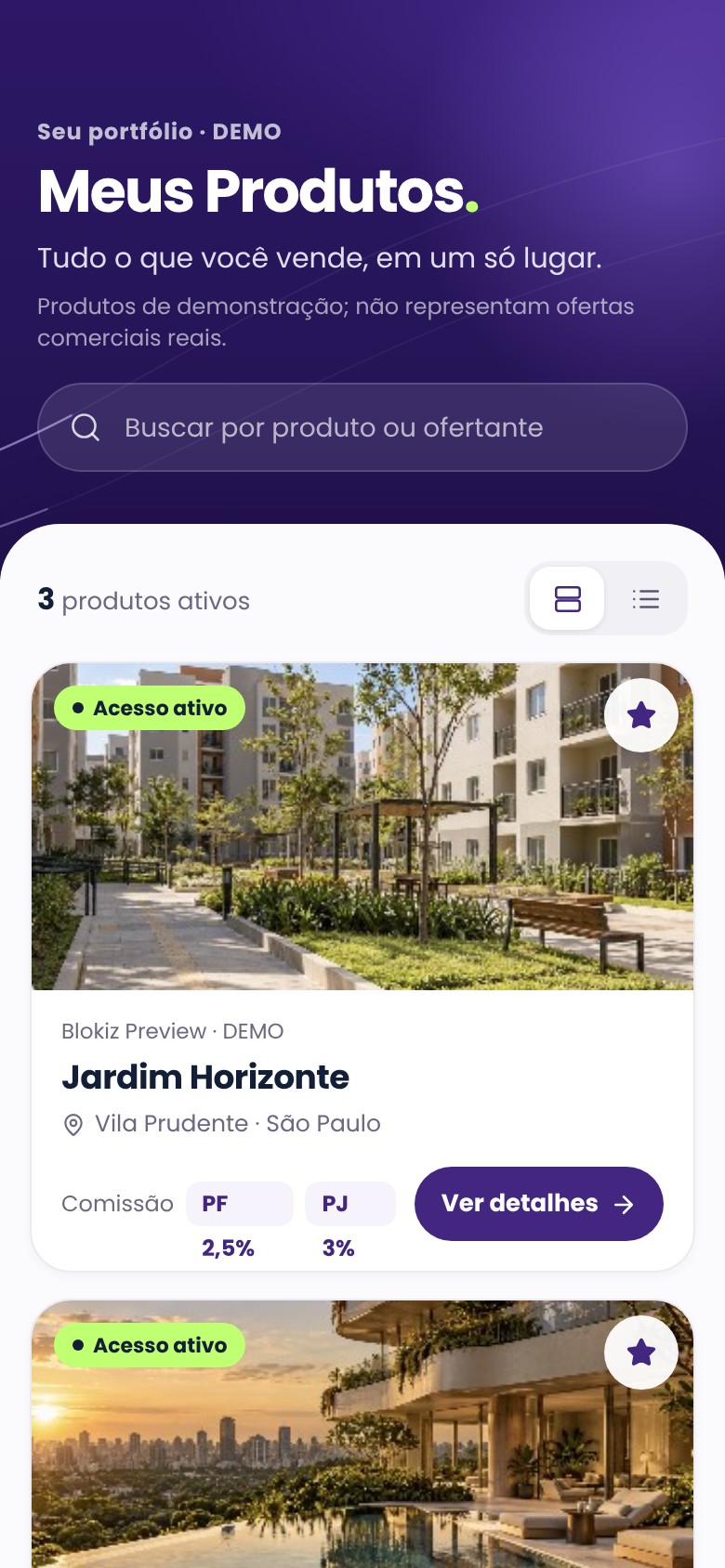 App: Meus Produtos